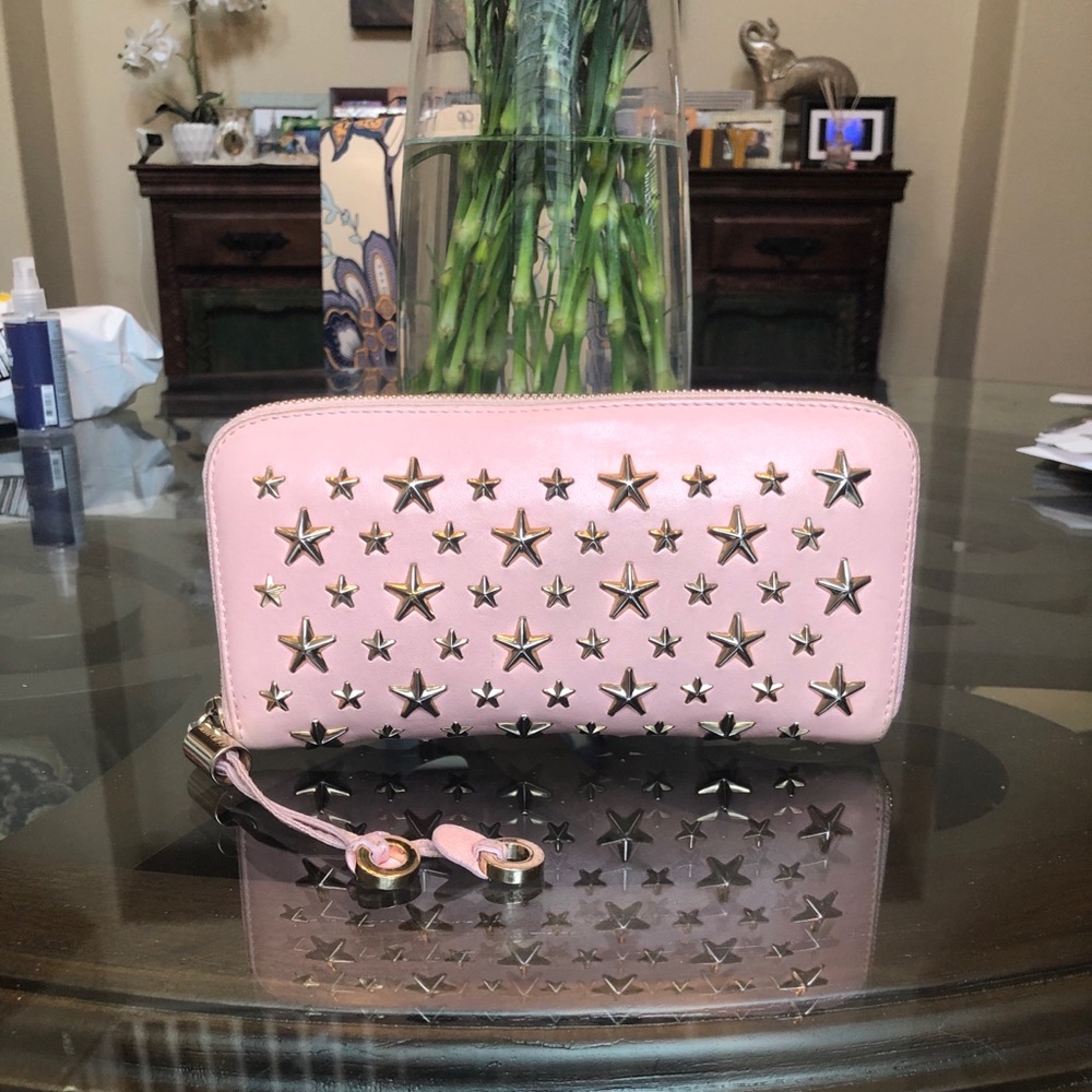 Jimmy Choo Filipa Star Studded Wallet